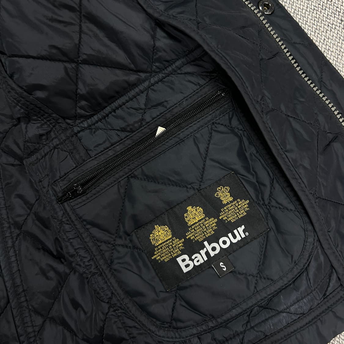 바버 인터내셔널 아리엘 퀼팅자켓(S) 상품이미지2