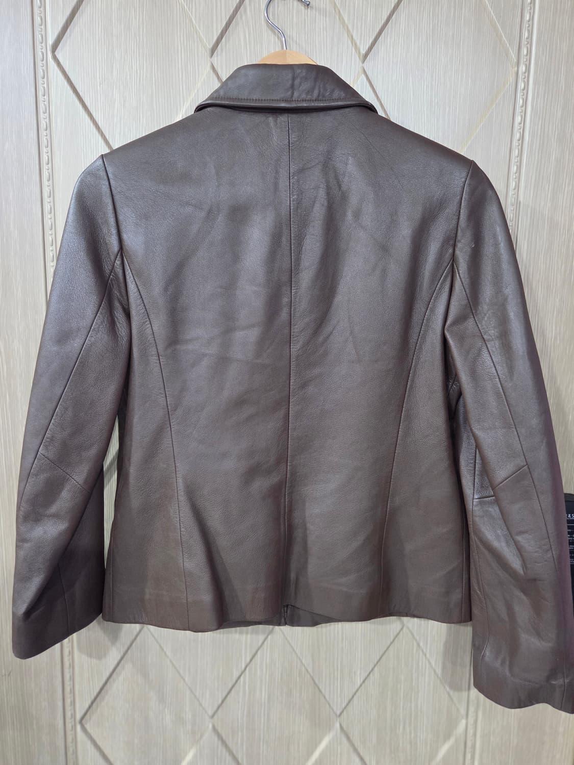 여성 갈색 가죽자켓 상품이미지2