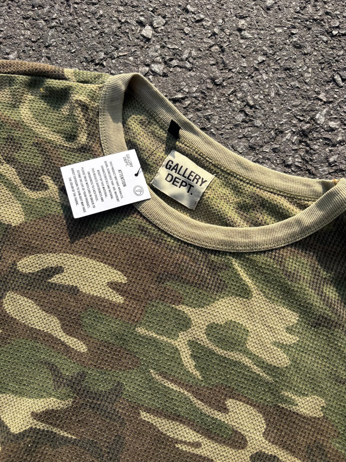 Gallery dept 카모 와플 롱슬리브 상품이미지5