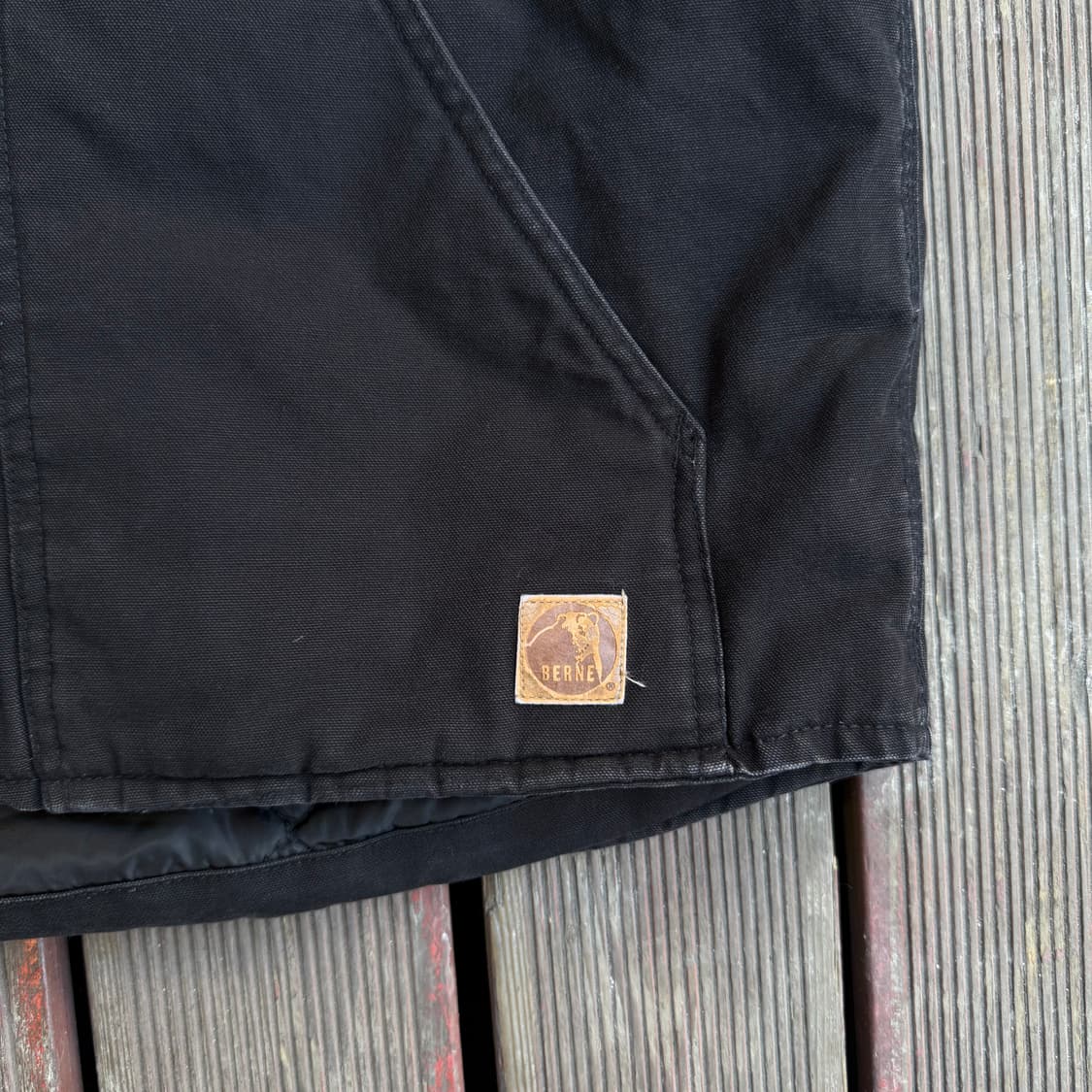 빈티지 워크 베스트 블랙 상품이미지3