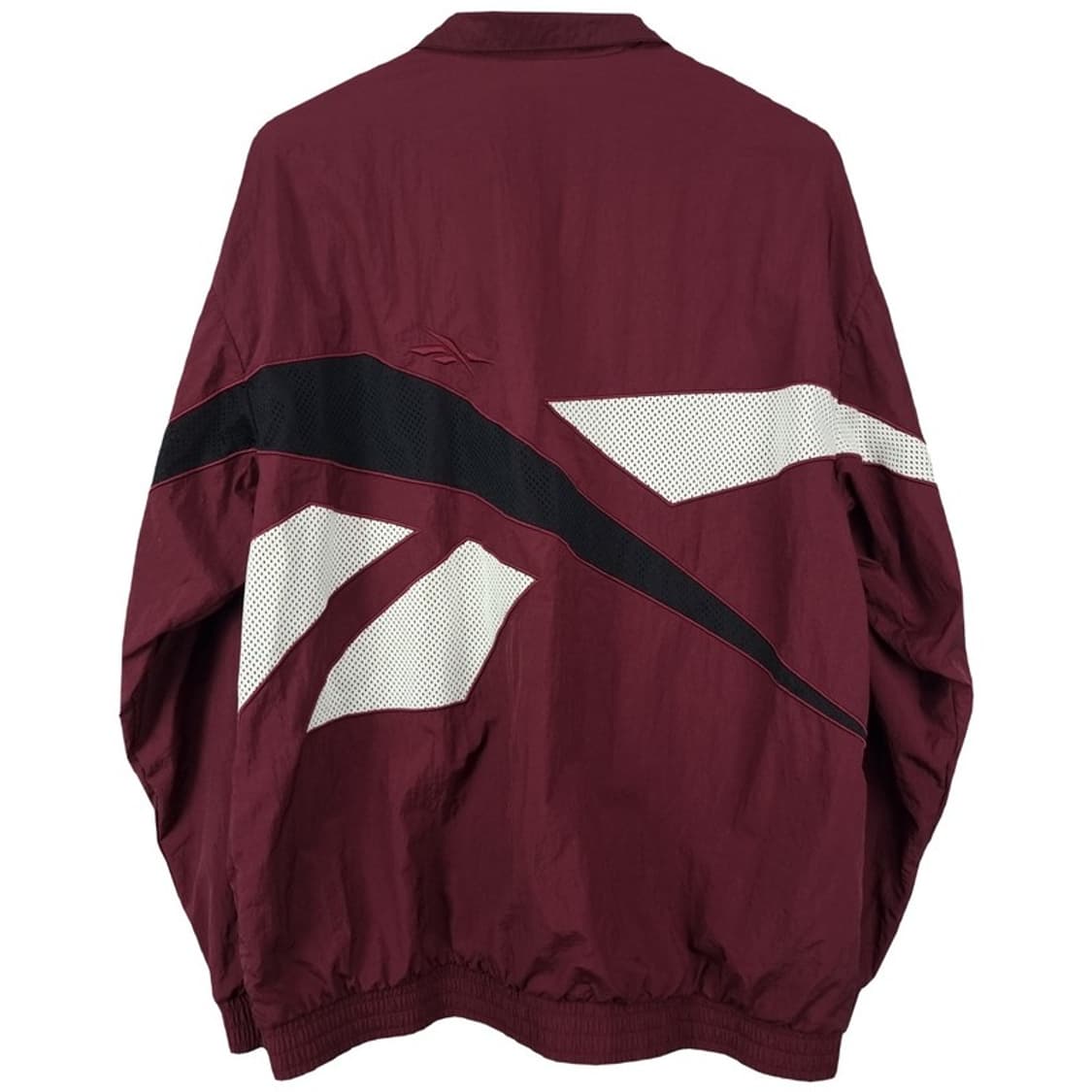 [리복] 빅로고 오버핏 바람막이 자켓 버건디 M20050 상품이미지3