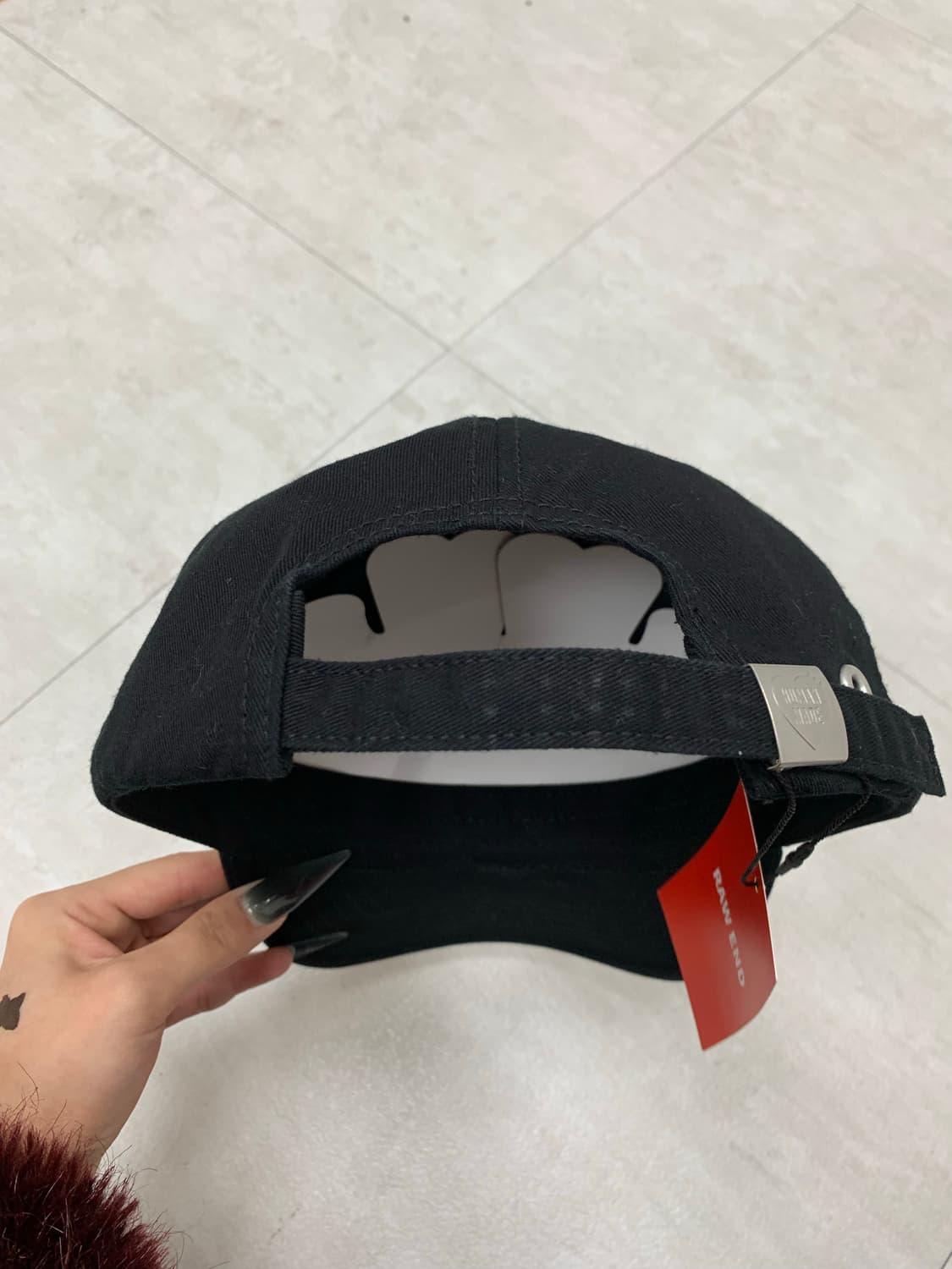 휴먼메이드 패치 디테일 블랙 볼캡 #298 상품이미지4