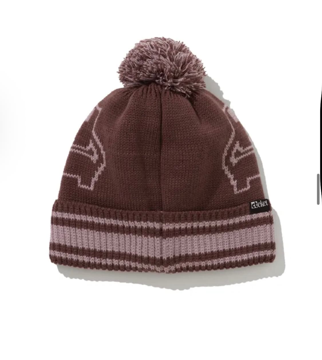 Teket house beanie burgundy 테켓 비니 상품이미지3