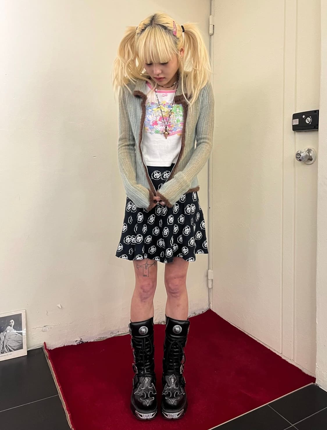 펑크 스커트 상품이미지4