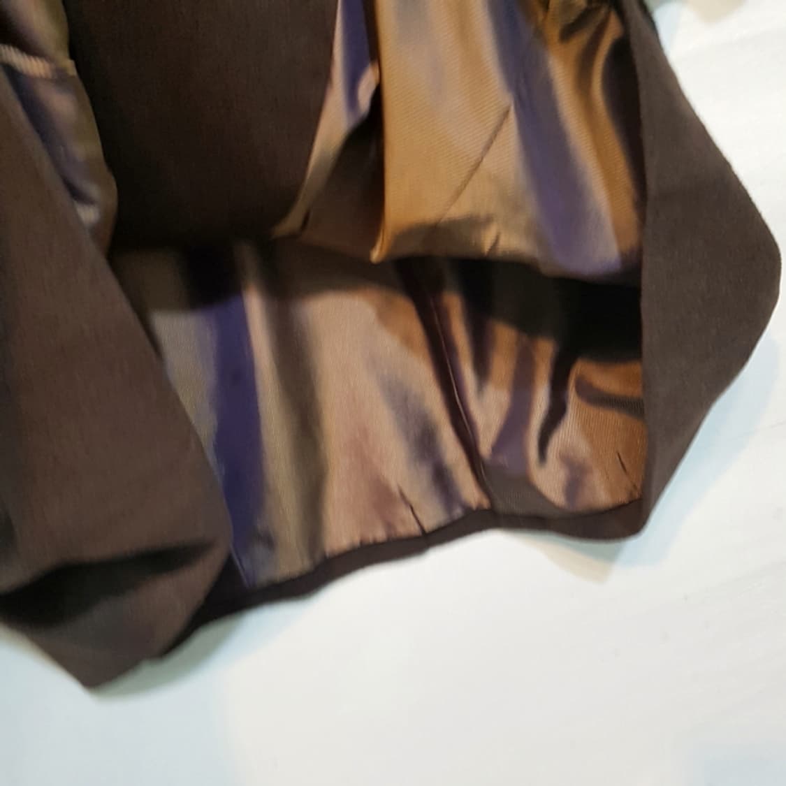 Leilian 캐시미어 100% 코트 브라운 상품이미지5