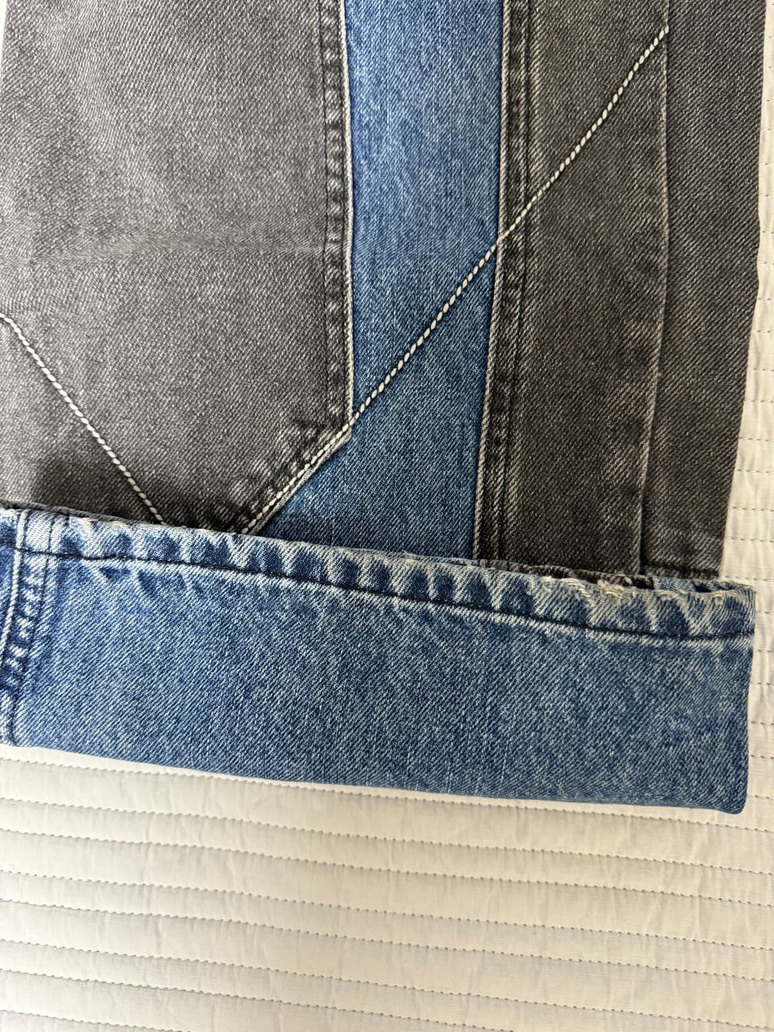 [34] 슈프림 투톤 패널드 진 블랙 상품이미지7