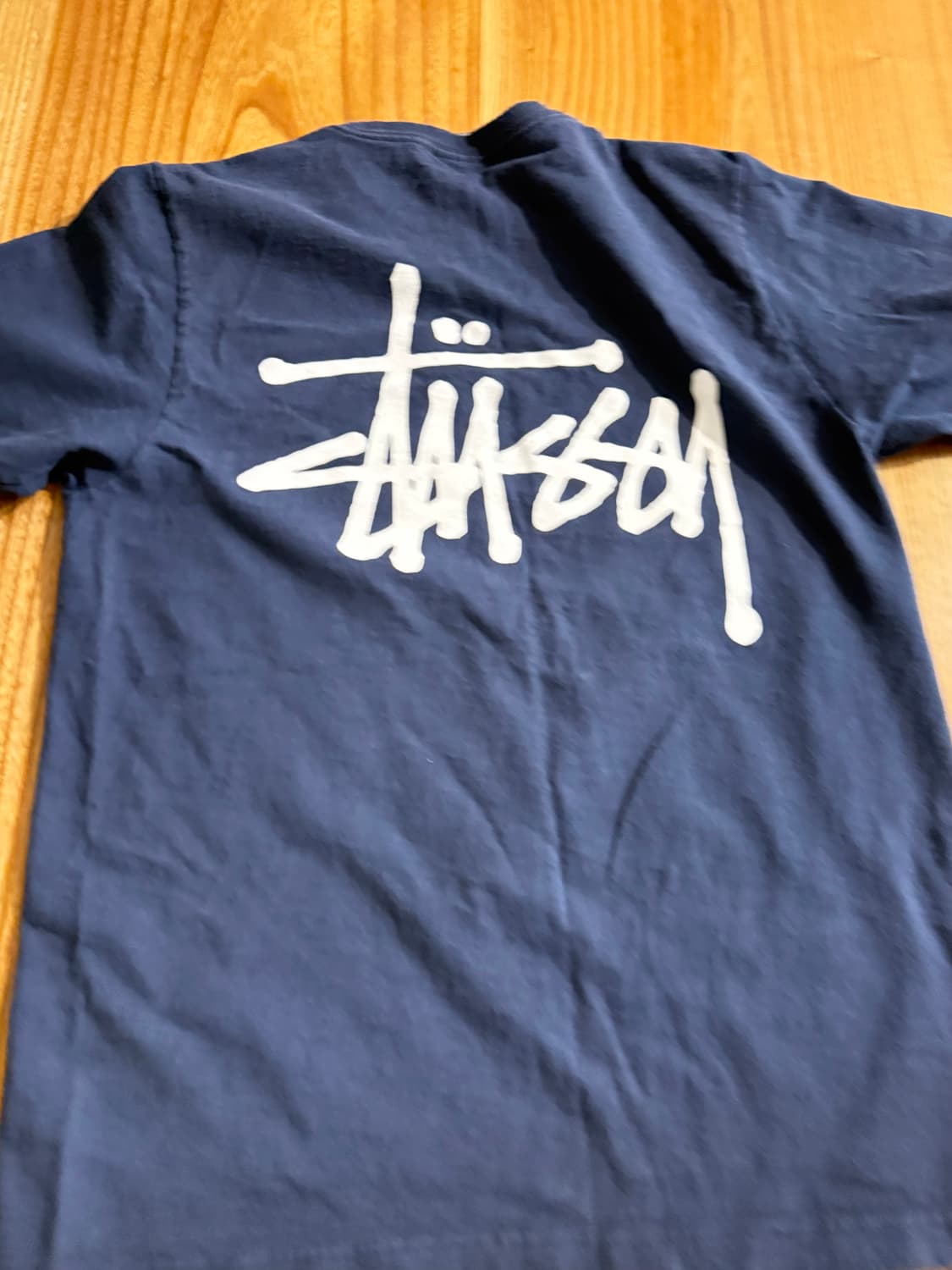 스투시 베이직 네이비 반팔 s 상품이미지2