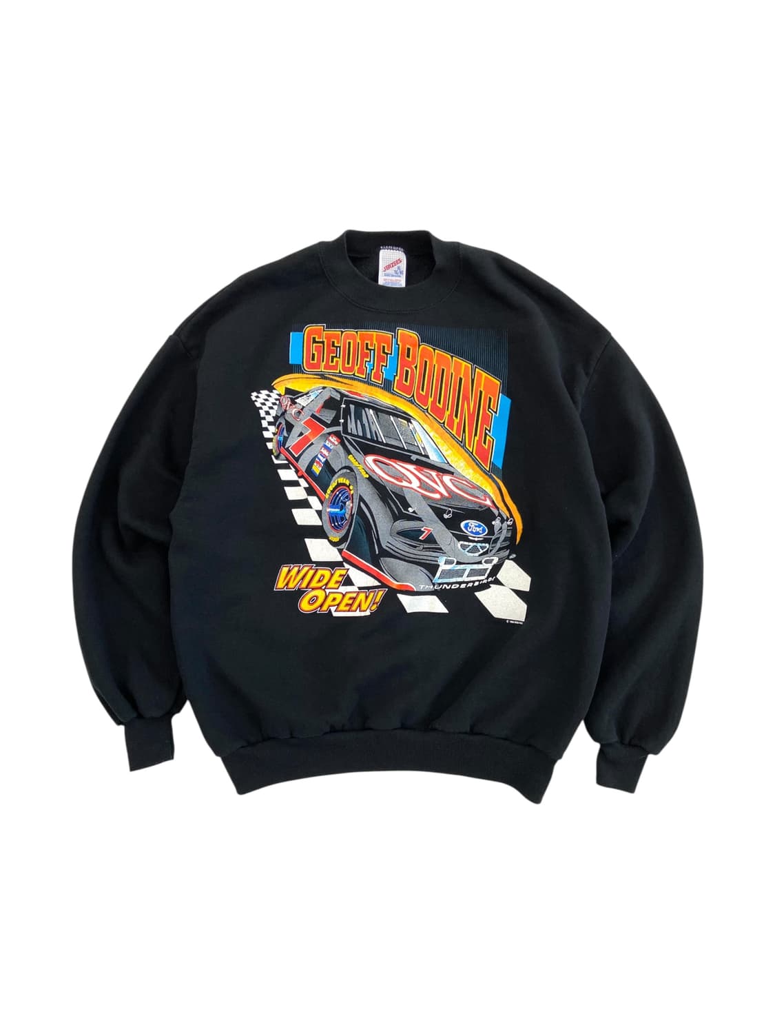 90's Geoff Bodine 나스카 레이싱 스웻셔츠 상품이미지1