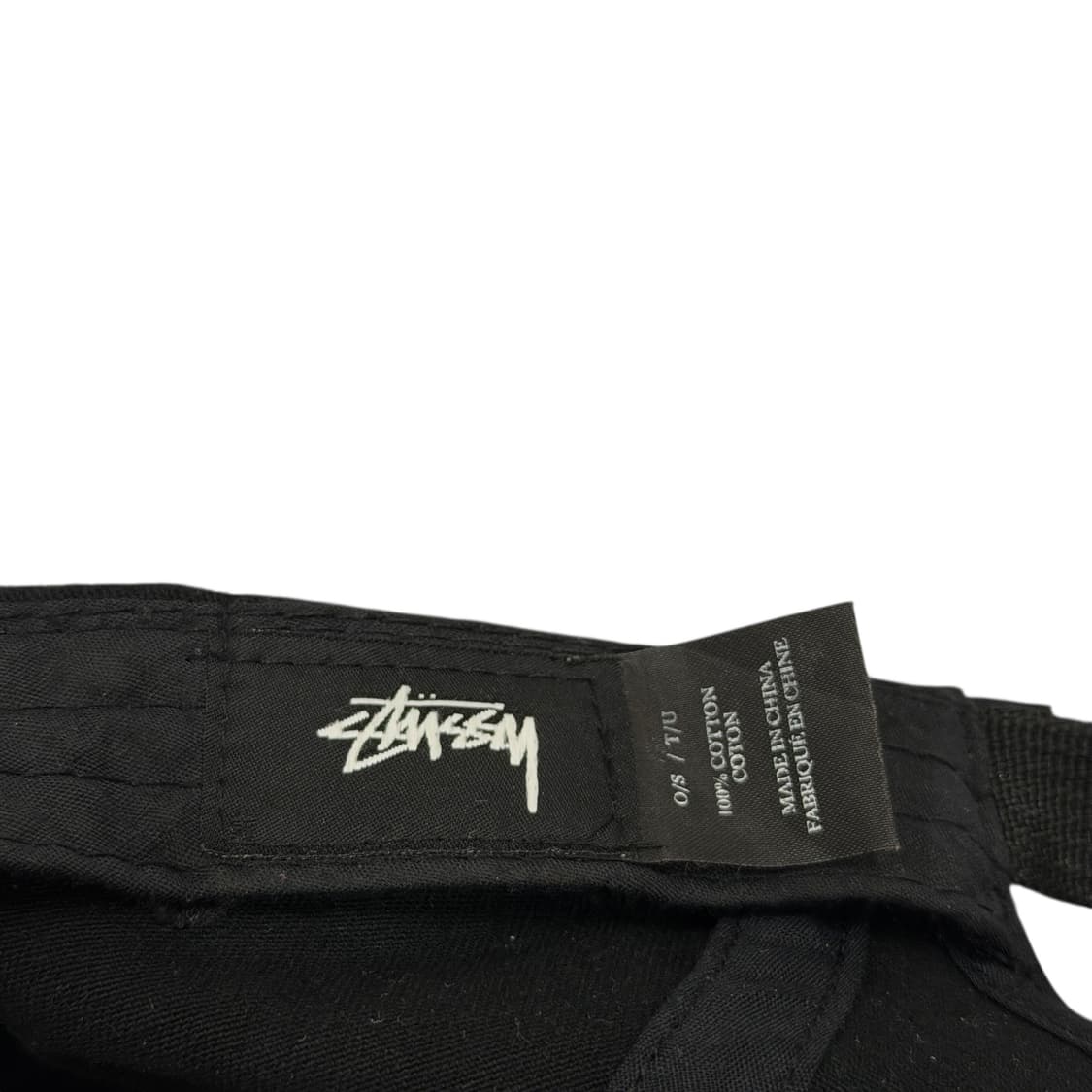 스투시 빈티지 캠프캡 모자 블랙 상품이미지6