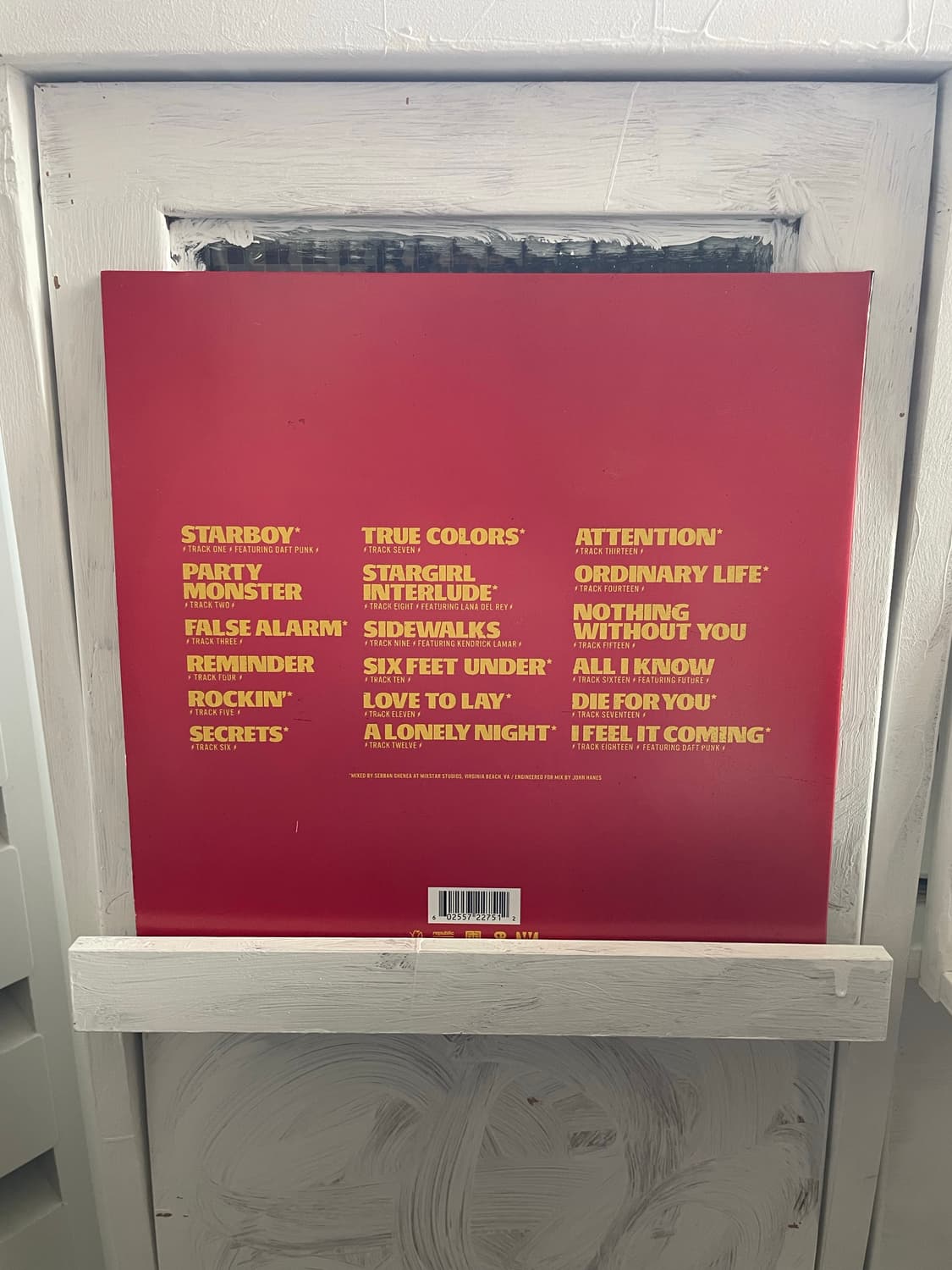 더 위켄드 LP starboy 상품이미지2