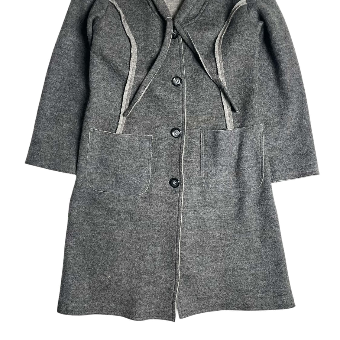 Marcello cioni 컷오프 울100 코트 (Italy)   상품이미지5