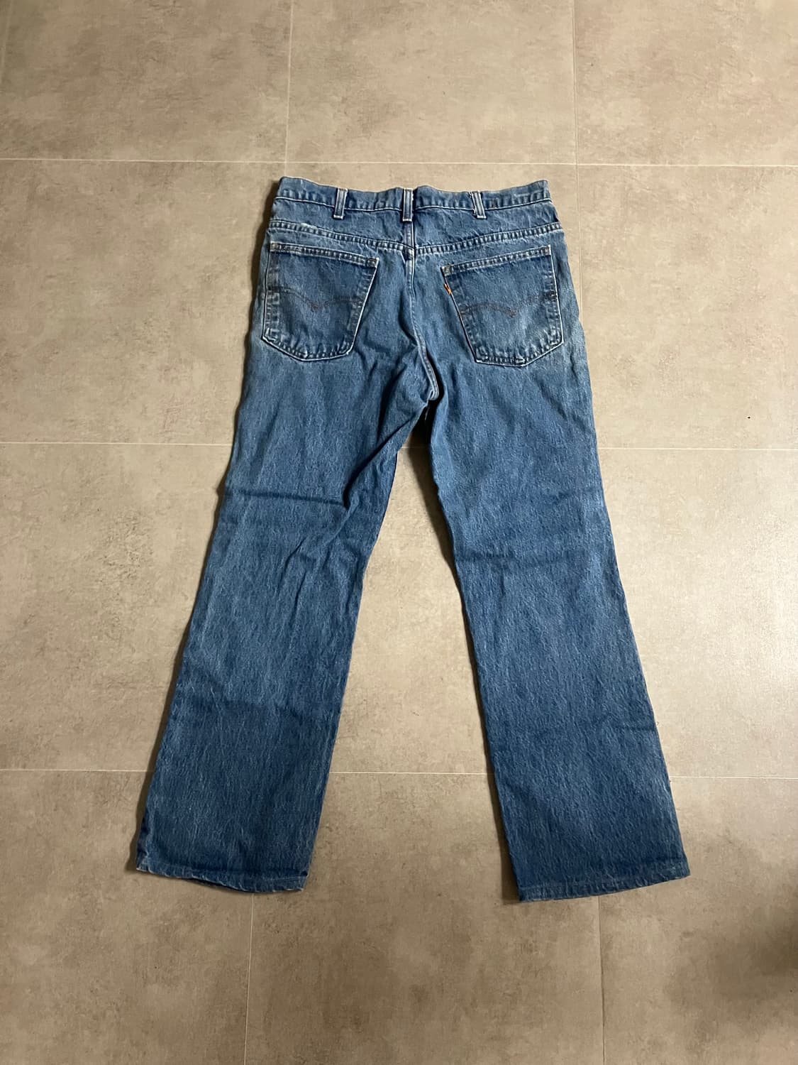 80s 리바이스 517 오렌지탭 부츠컷 데님팬츠 상품이미지2