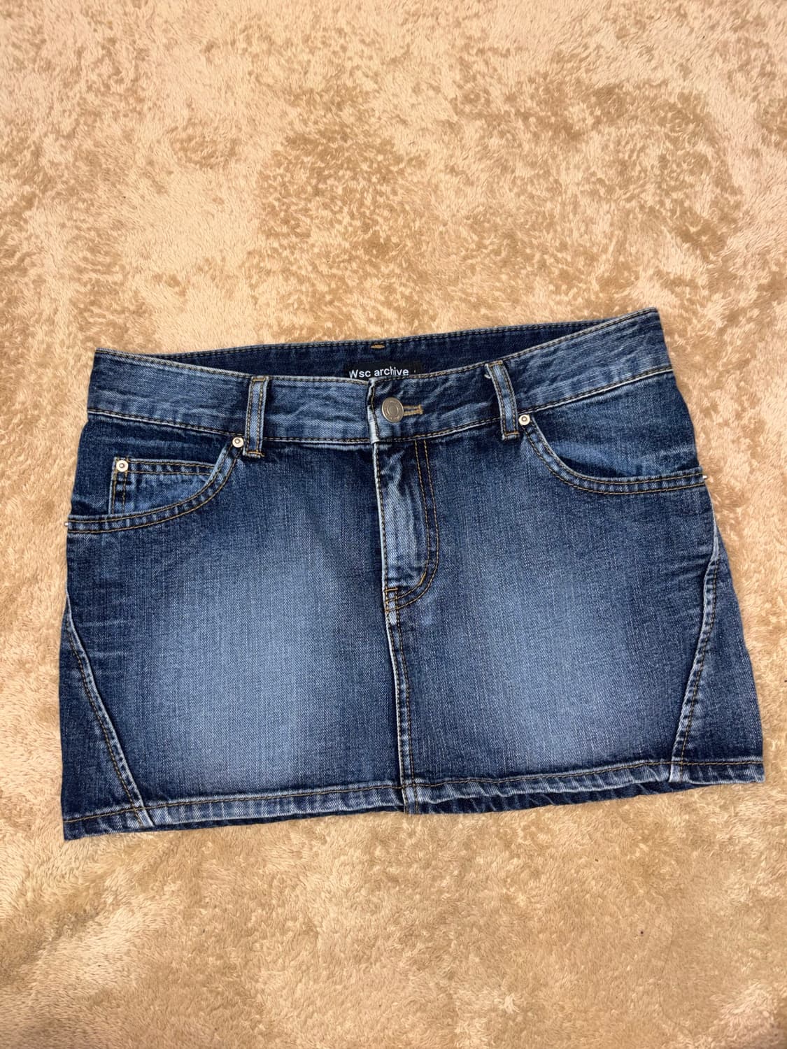 Wsc archive 데님 스커트 1 상품이미지3