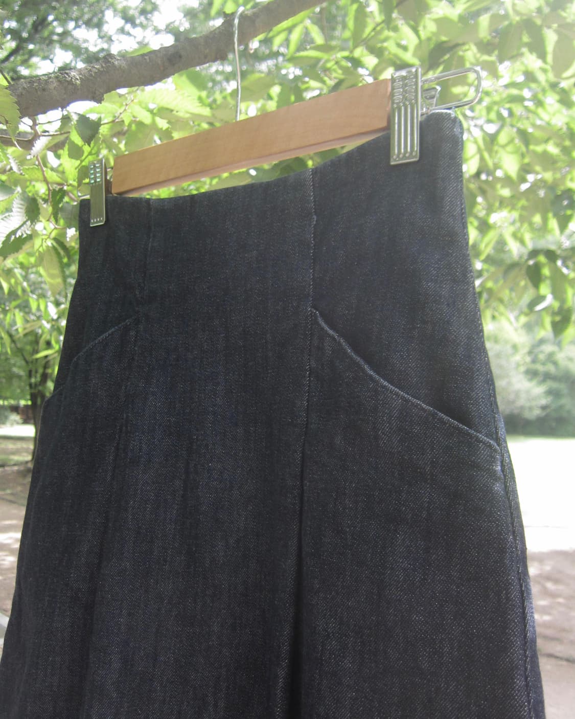 vintage denim skirt 상품이미지2