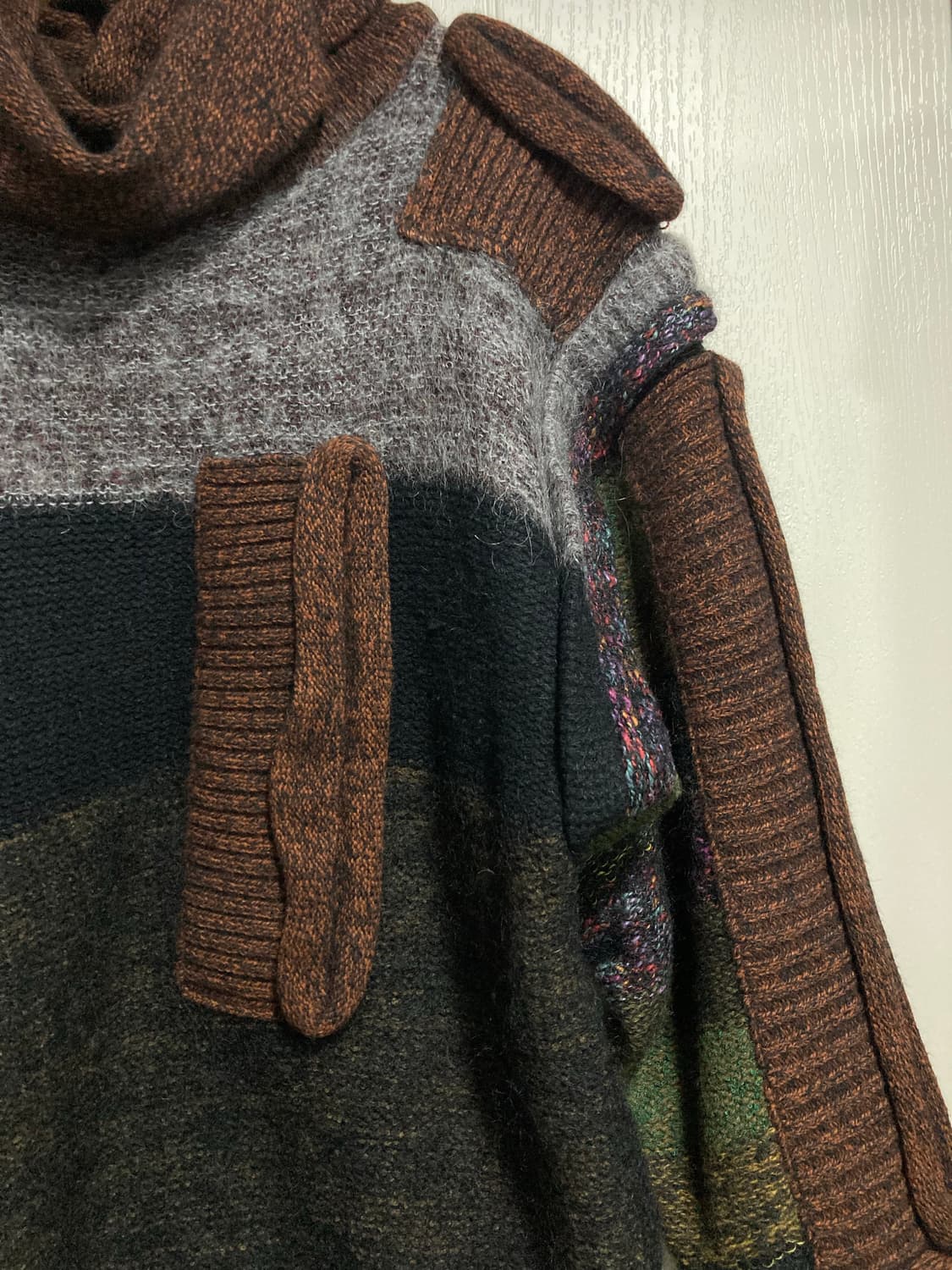 빈티지 3D 머플러 니트 상품이미지4