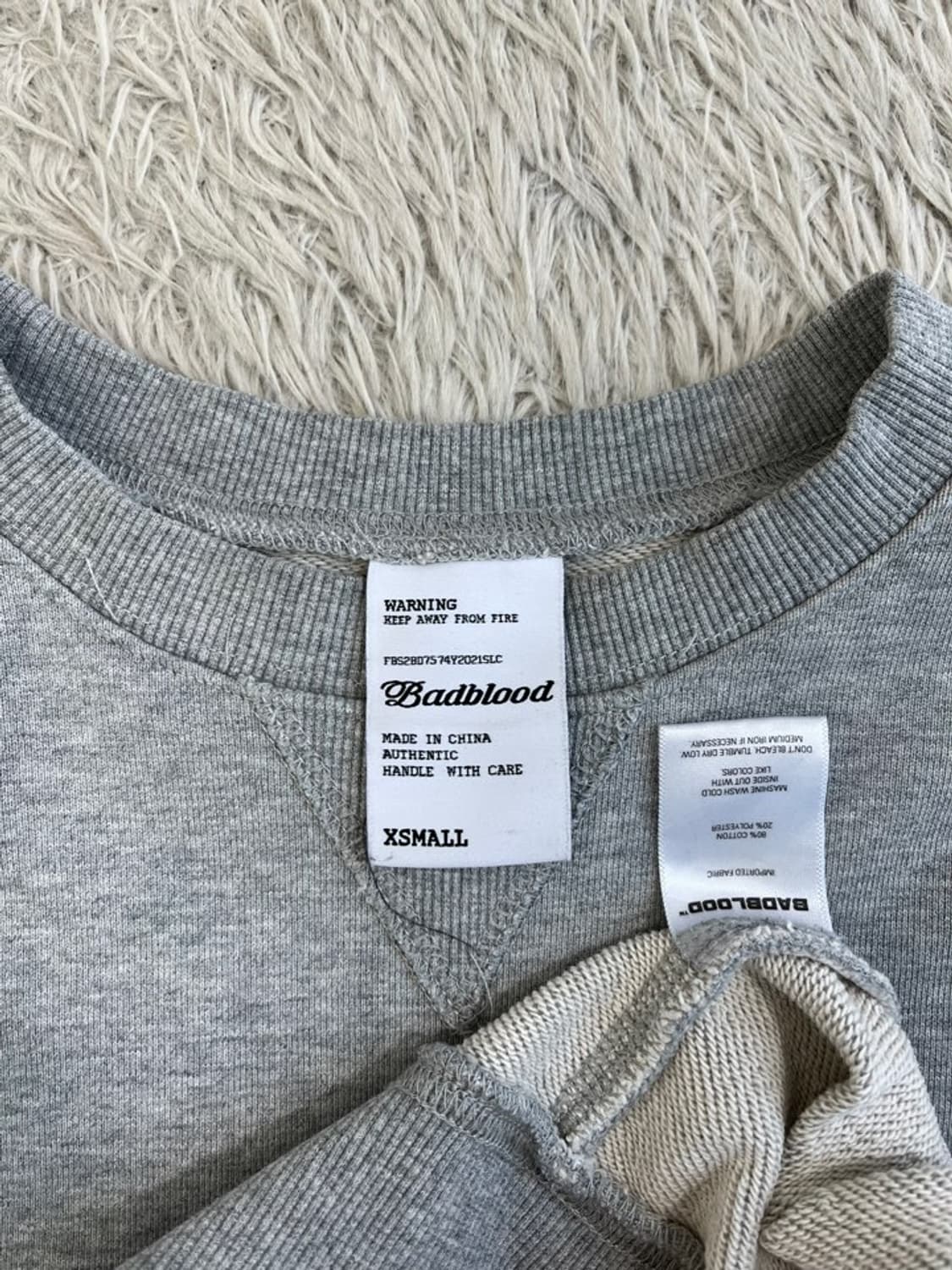 배드블러드 맨투맨/#2826 상품이미지4