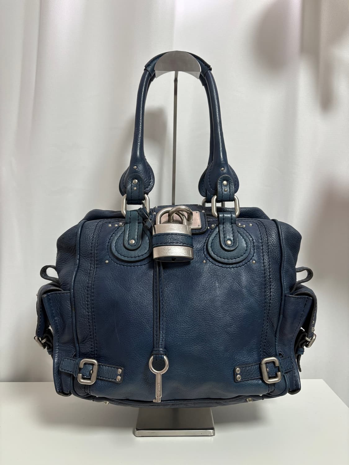 끌로에 패딩턴 라지 블루 상품이미지1