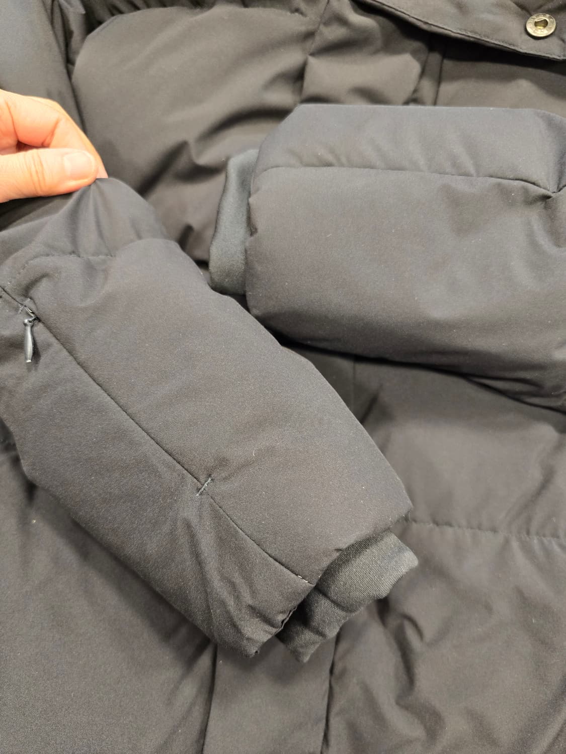 폴햄 알래스카 덕다운 롱패딩 100 블랙 상품이미지7