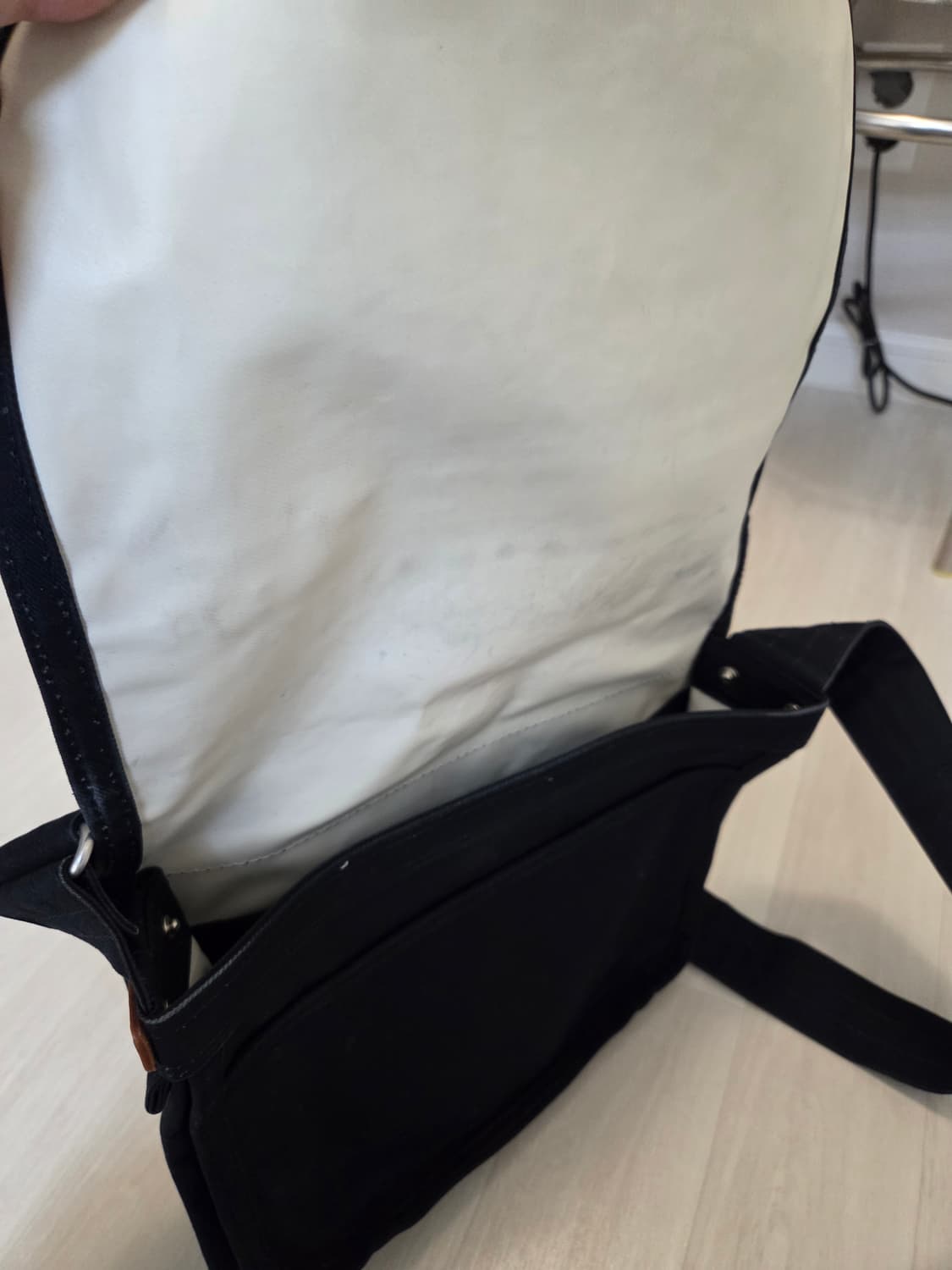 포터 면 크로스백 네이비 상품이미지4