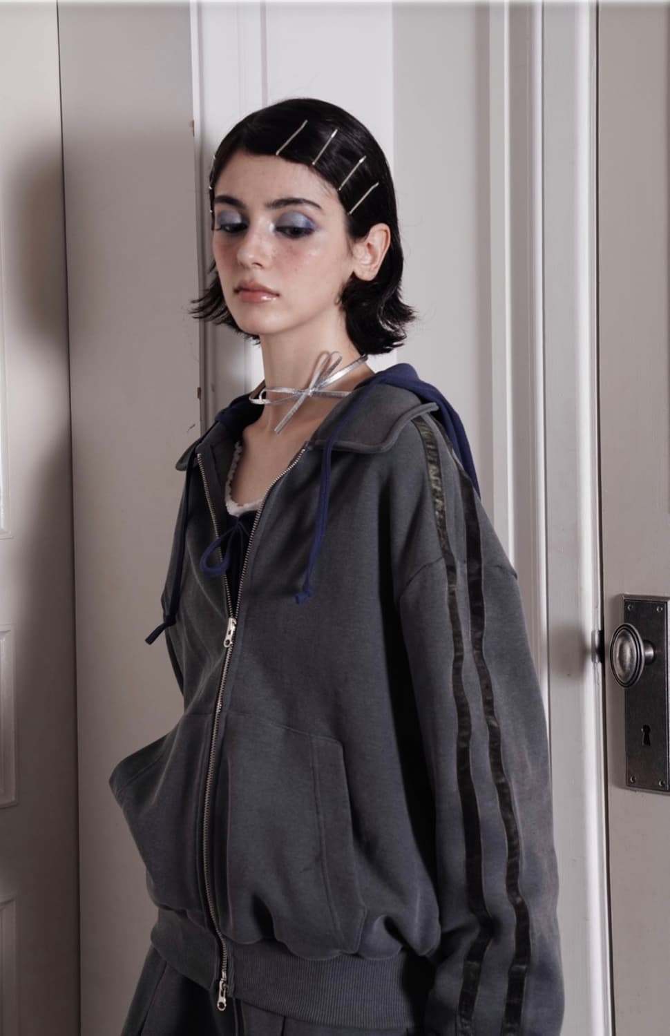 팝시즈 (popsiz) 차콜 집업 상품이미지2