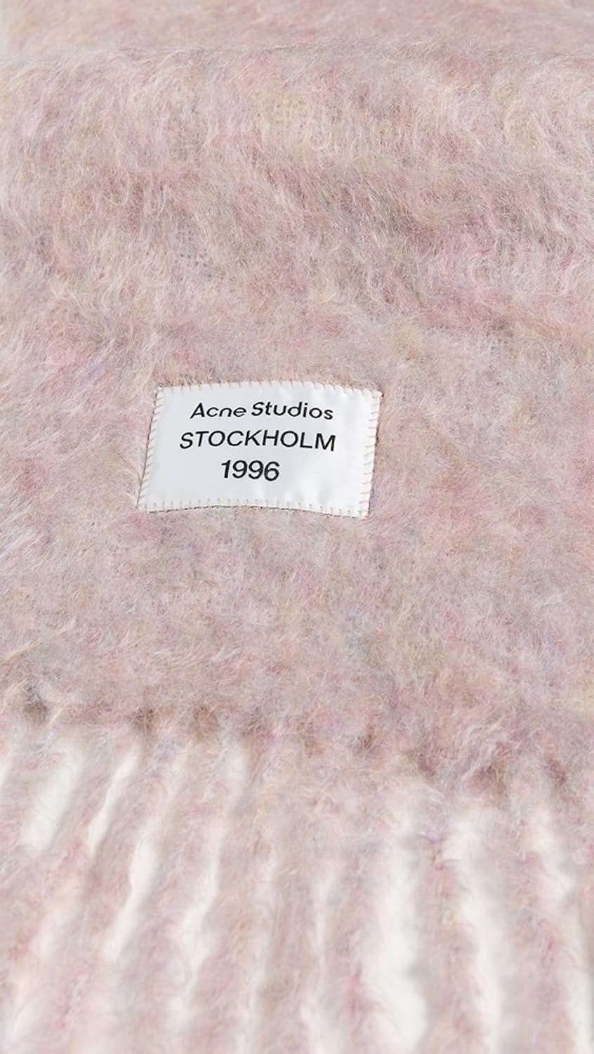 아크네스튜디오 모헤어 머플러/핑크 멀티 상품이미지2