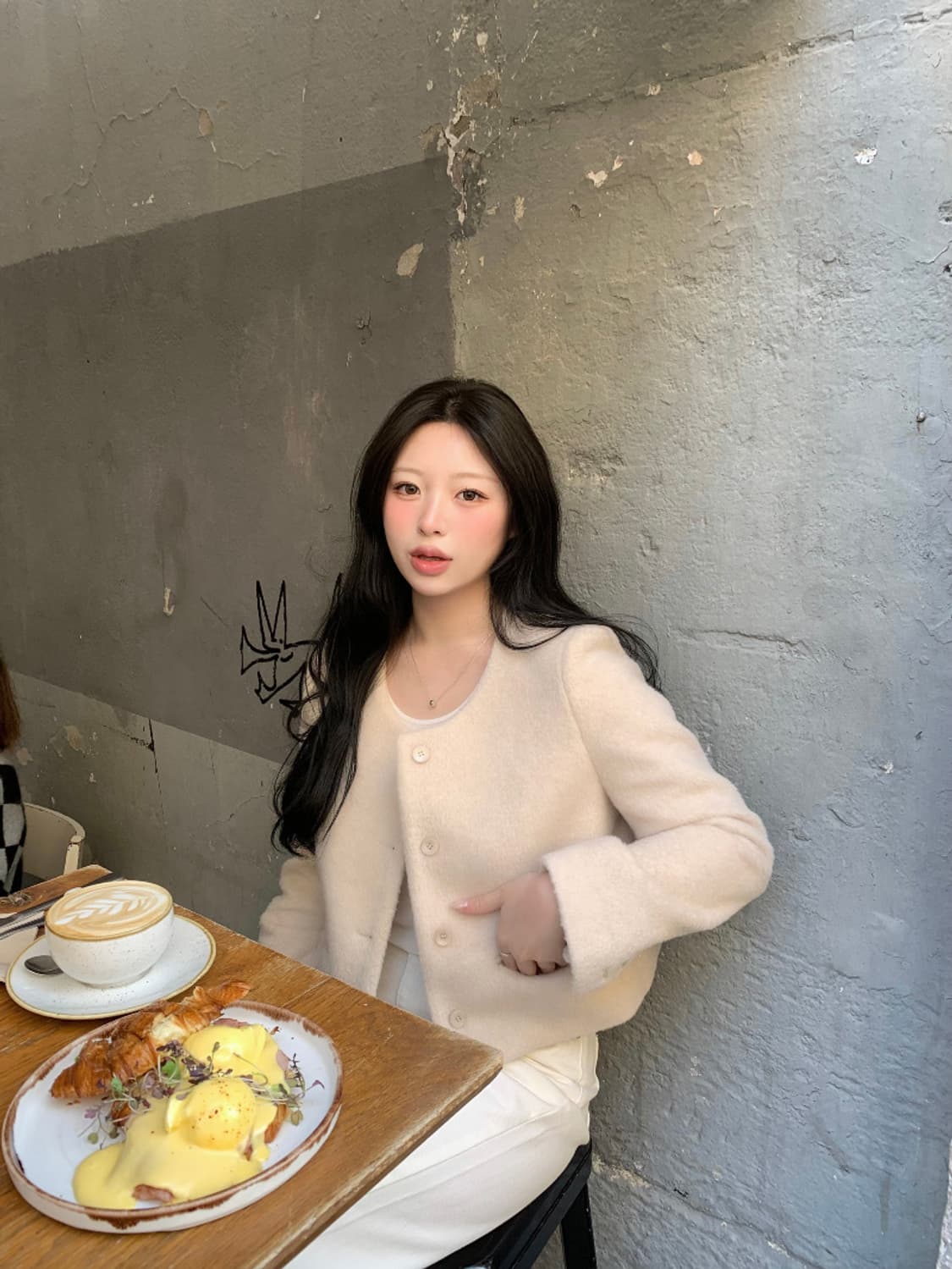 리브아워 코트 울 자켓 상품이미지2