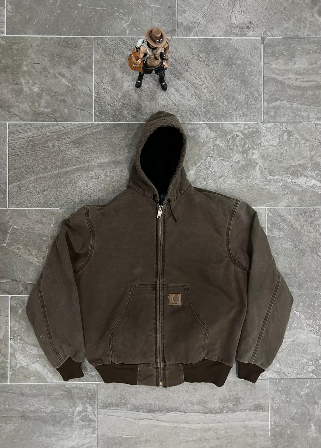 (L) 칼하트 덕 액티브 후드자켓 J68 CHT 체스트넛 상품이미지1