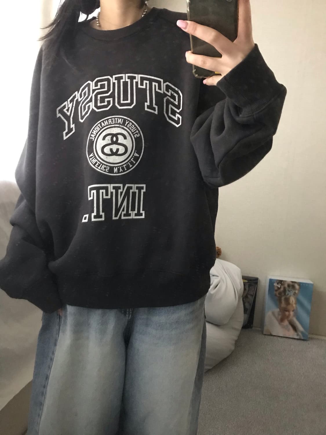 스투시 빅로고 맨투맨 상품이미지2