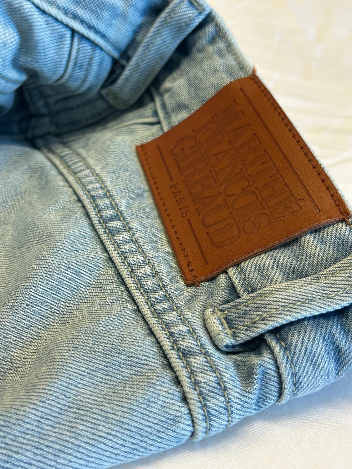 [정가16.9만원,마리떼 프랑소와 저버] 지수, 고윤정 착용 데님 팬츠 상품이미지5