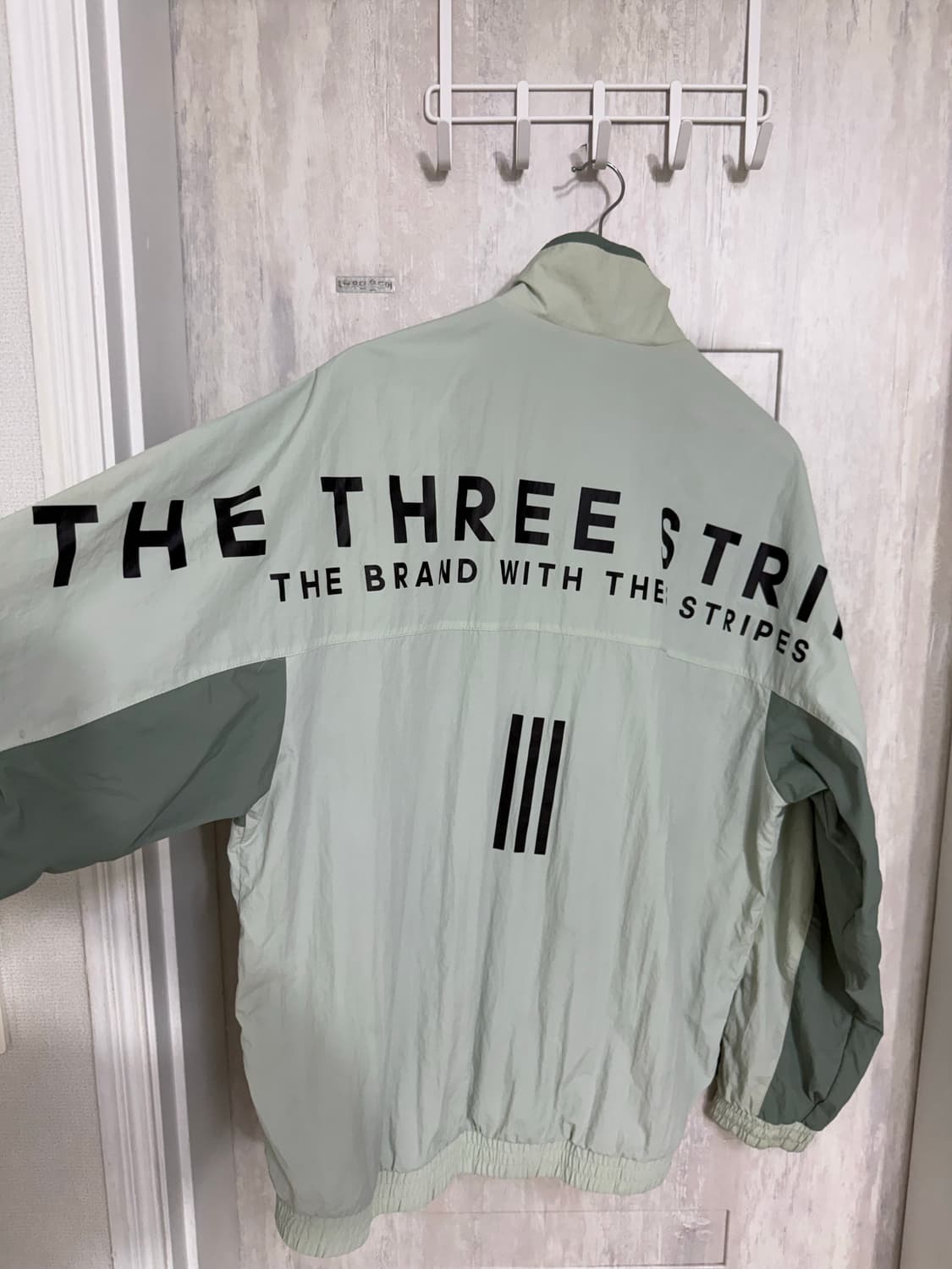 남성 M (100) / 아디다스 오버핏 우븐 바람막이  상품이미지8