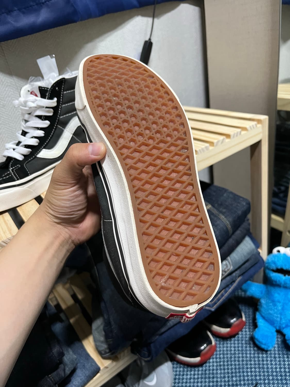 (거의새것) 반스 스케이트 하이 265mm  5회 미만 상품이미지4