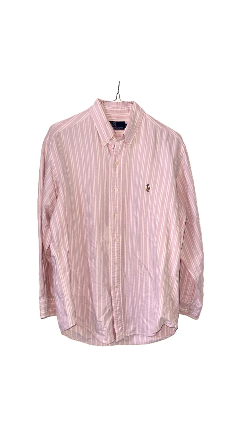 폴로 랄프로렌 핑크 스트라이프 셔츠 상품이미지1