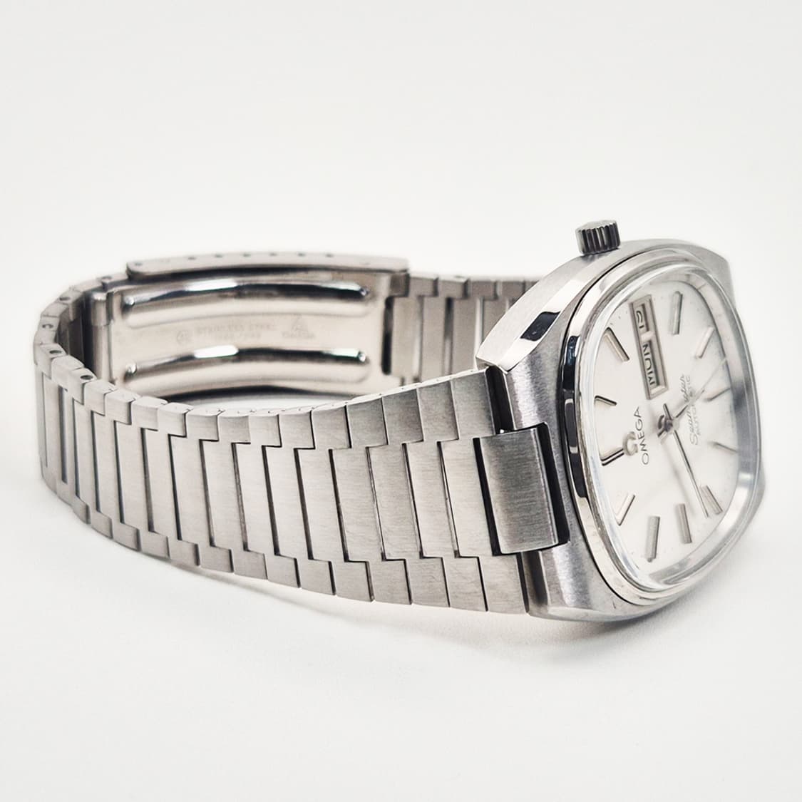 오메가 씨마스터 테레비 오토매틱 빈티지 시계 실버 오리지널판 상품이미지4