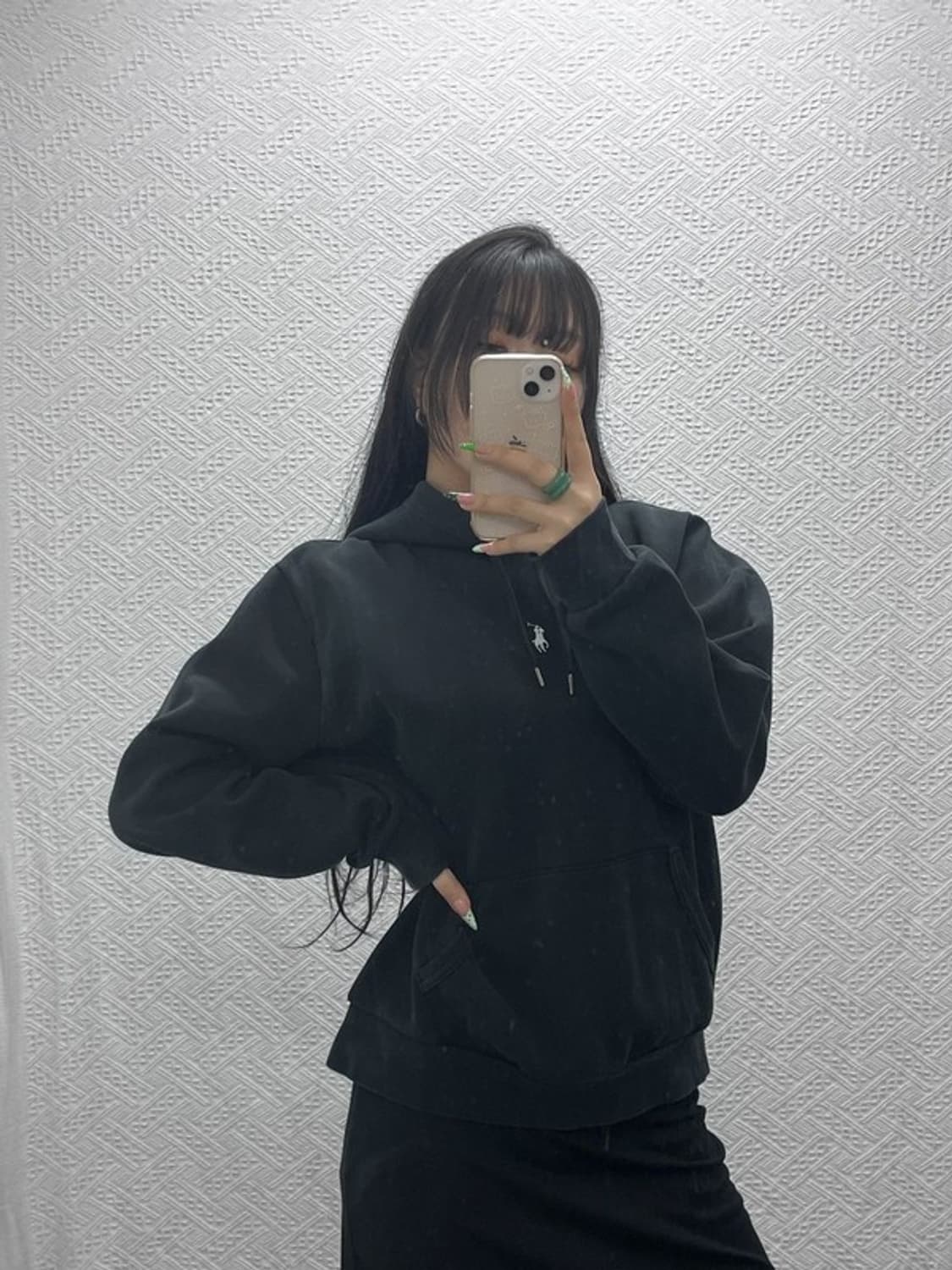 폴로 랄프로렌 빈티지 캐주얼 더블 후드티 L C08926 상품이미지2