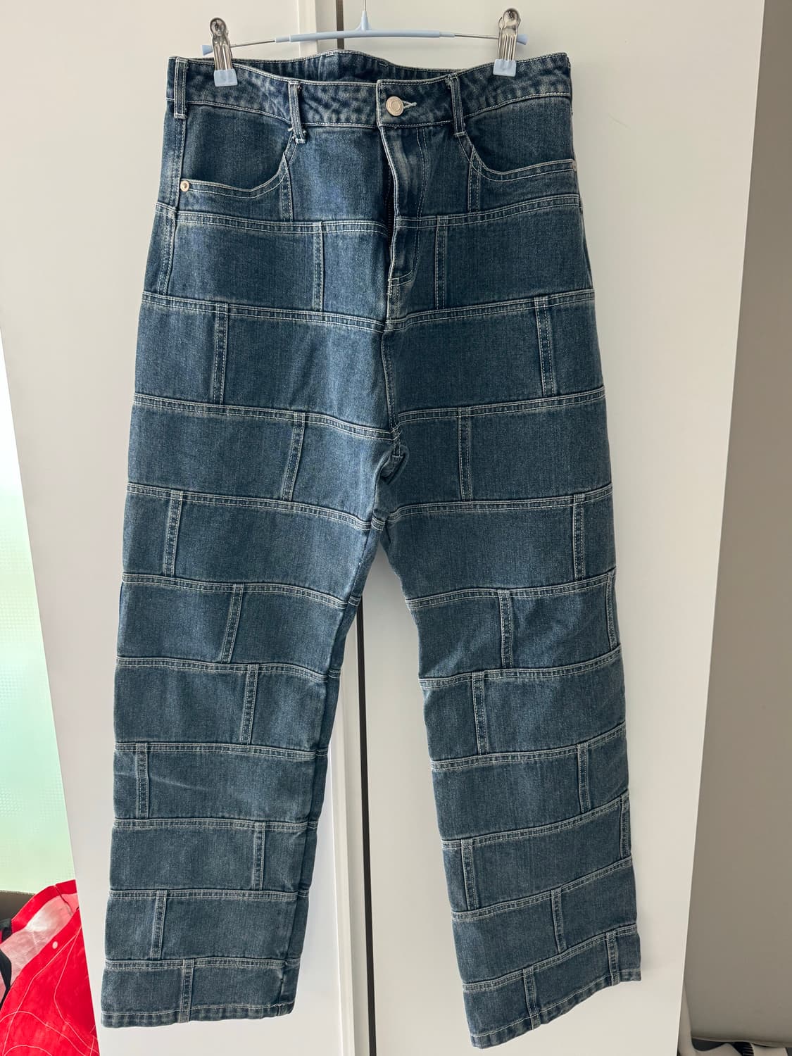 노매뉴얼 벽돌 데님 팬츠 상품이미지1