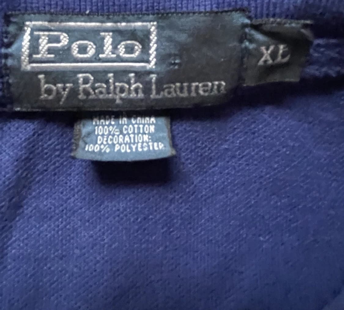 폴로 랄프로렌 빅포니 프랑스 트랙 앤 필드 1934 카라티 네이비 상품이미지6