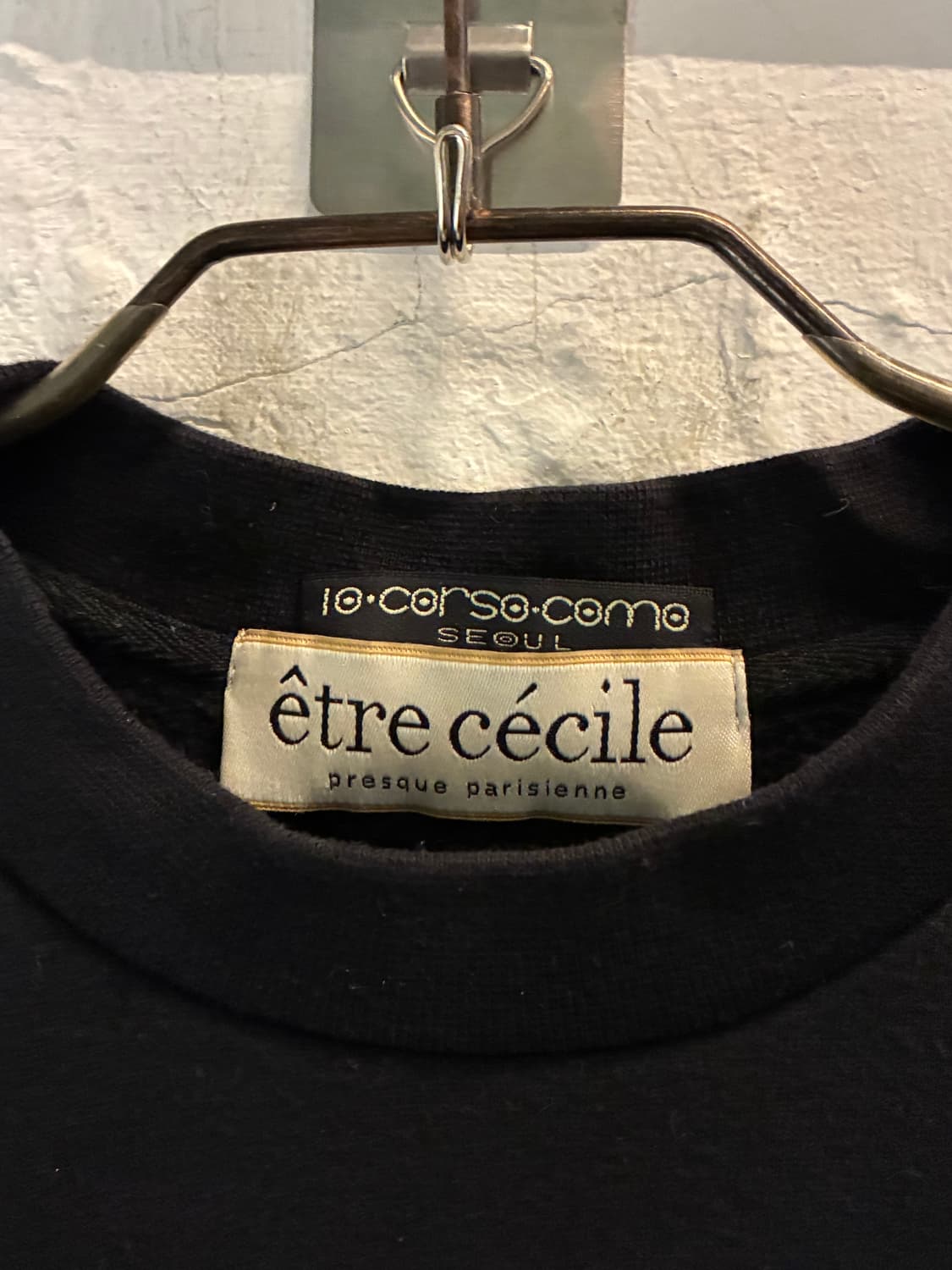 Etre Cecile 에트레 세실 Paris 스웻셔츠 S 상품이미지2