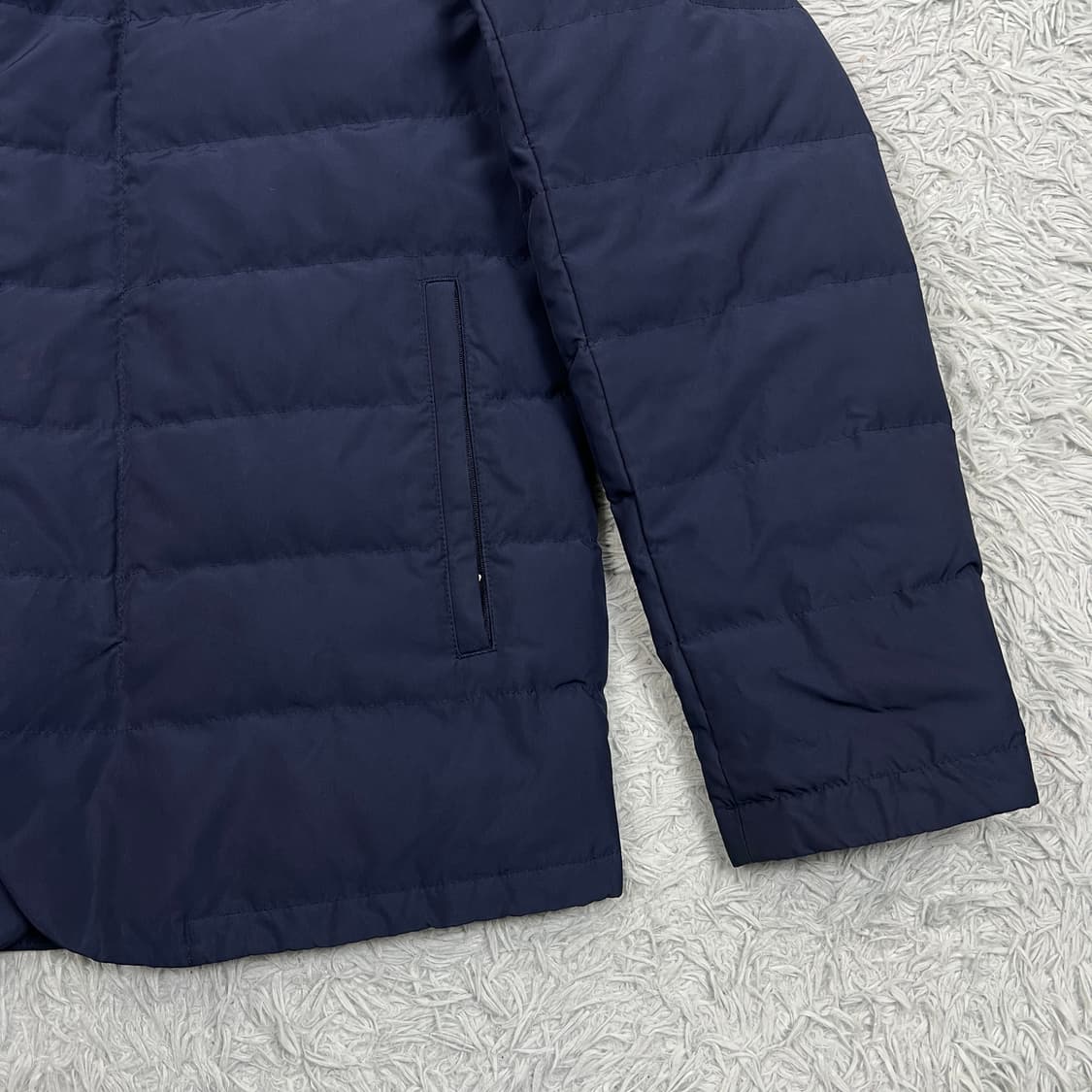 라코스테 남성 덕다운 후디 블루종 패딩자켓 100 상품이미지5