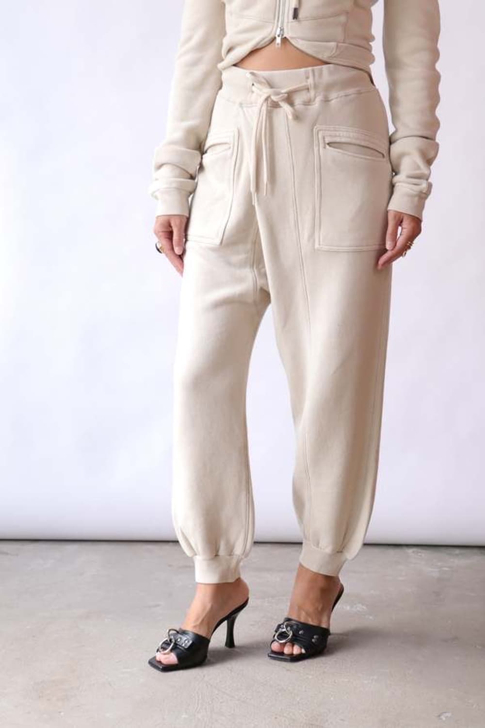 R13 crossover sweatpant - natural 상품이미지2