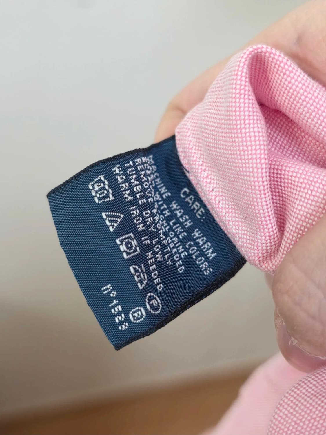 폴로랄프로렌 슬림핏 핑크 셔츠 팝니다 상품이미지5