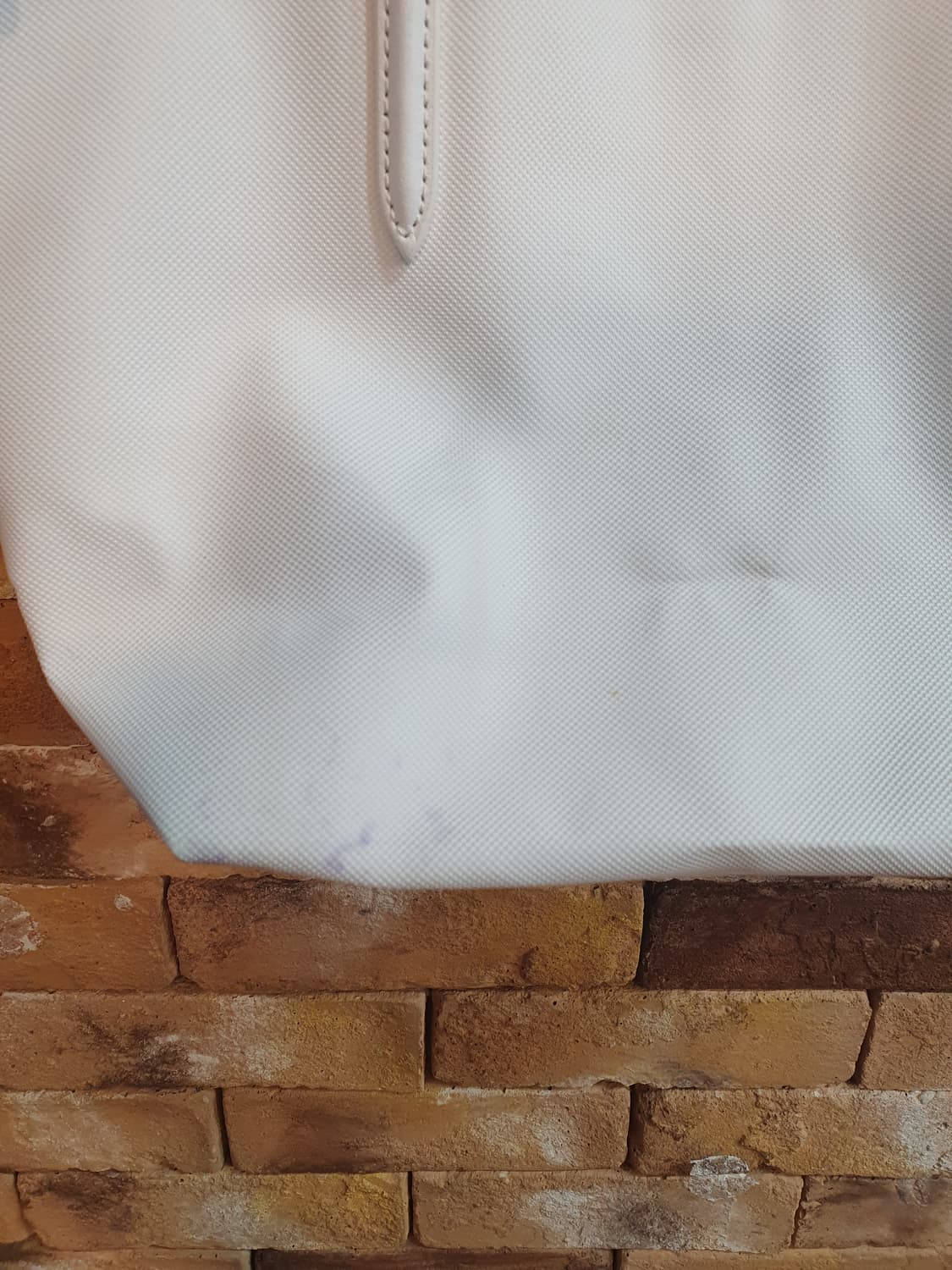 라코스테 화이트 토트백 숄더백 상품이미지6