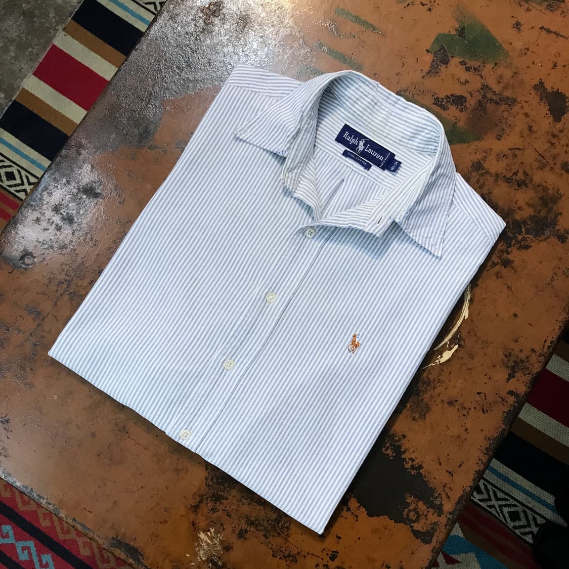 폴로랄프로렌 소라 스트라이프 셔츠 남성 105 110 상품이미지1