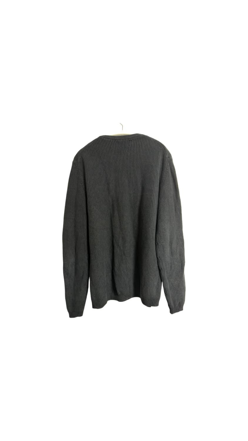 자라 리브드 크루넥 코튼 니트 스웨터 상품이미지2