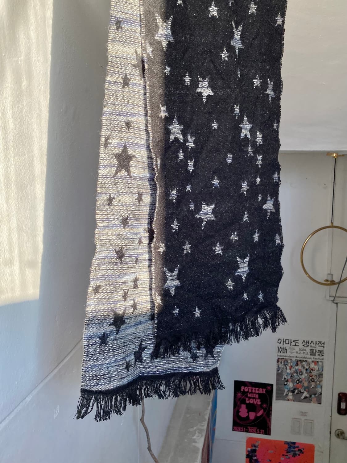 별모양 패턴 머플러 상품이미지3