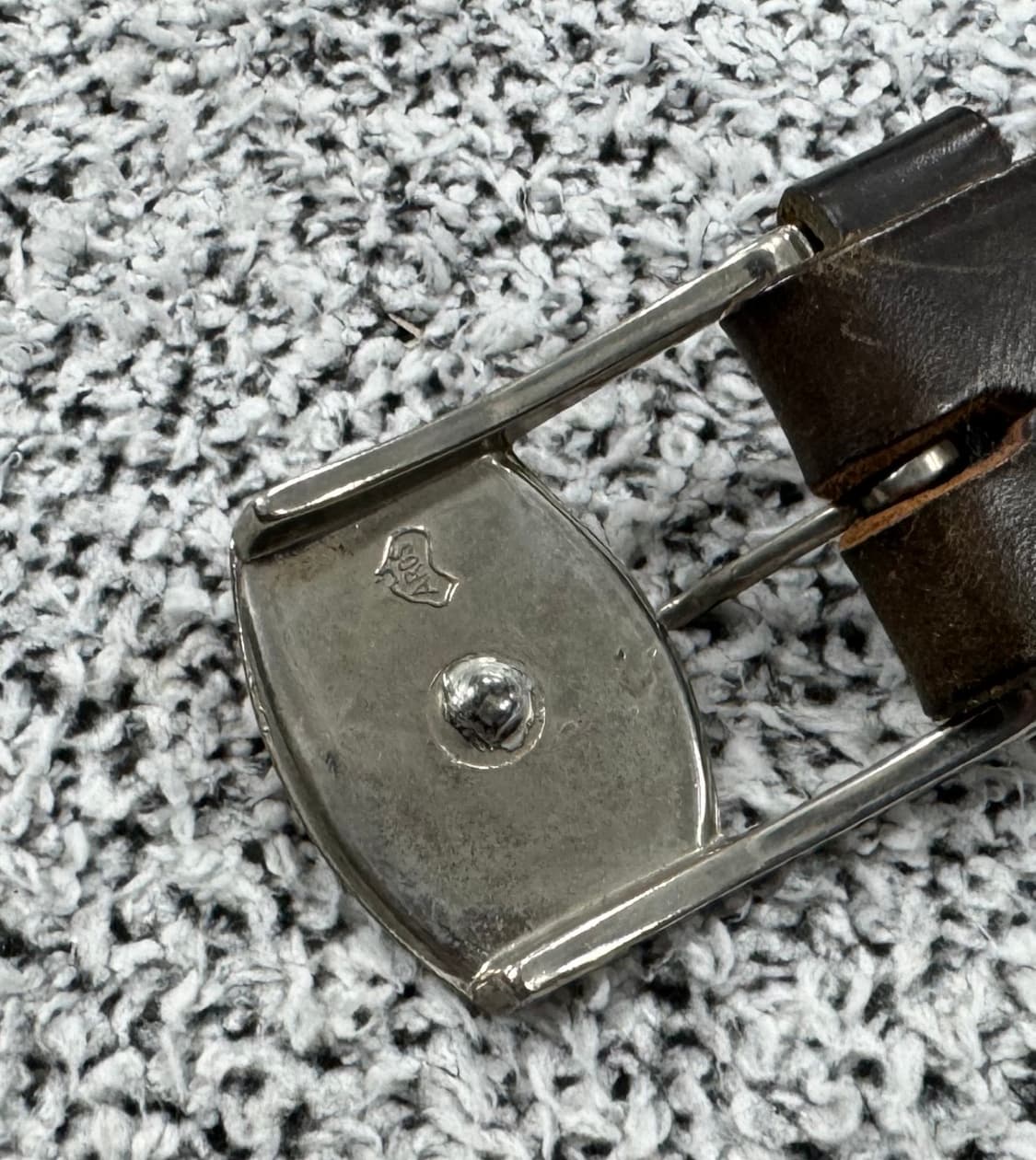 AROS 90s 레더 벨트 상품이미지3