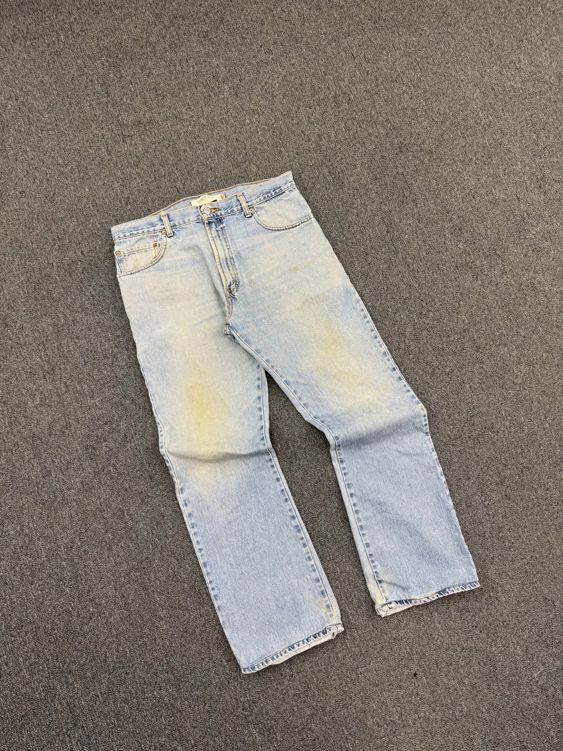 35)리바이스 517 빈티지 연청 부츠컷 데님팬츠 상품이미지3
