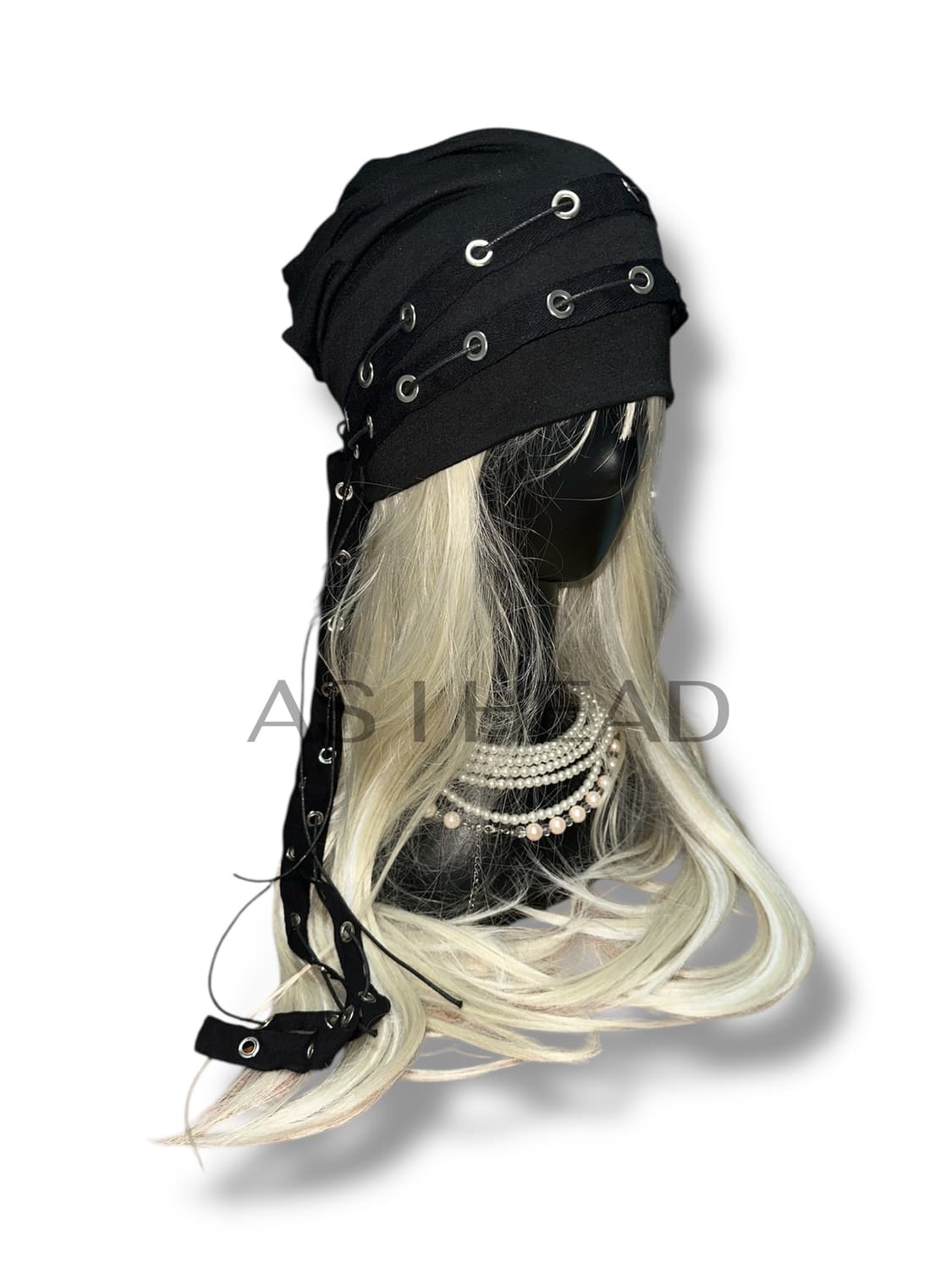 미니 아일렛 롱 레이스 핸드메이드 비니 상품이미지1