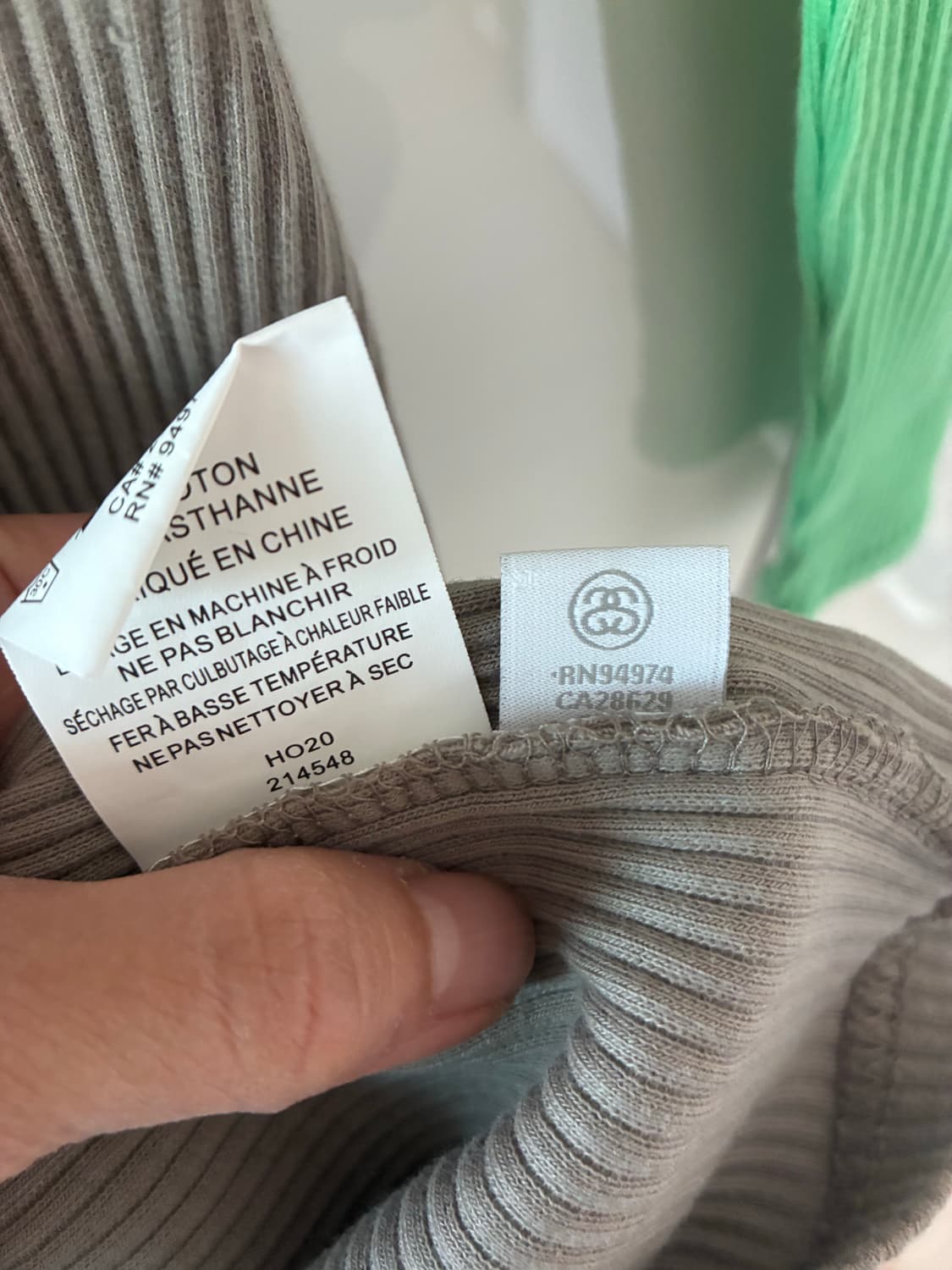 스투시 컬러블록 리브 롱 원피스 / S 상품이미지6