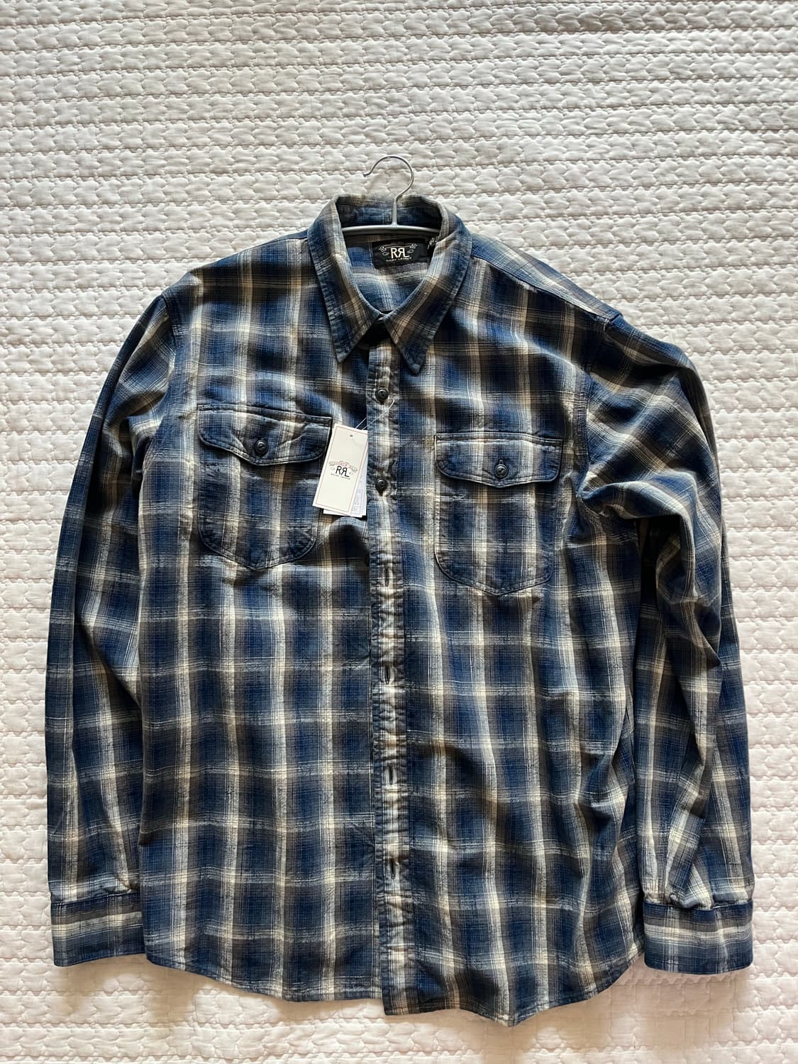 Rrl 플래드 우븐 셔츠 xl 상품이미지2