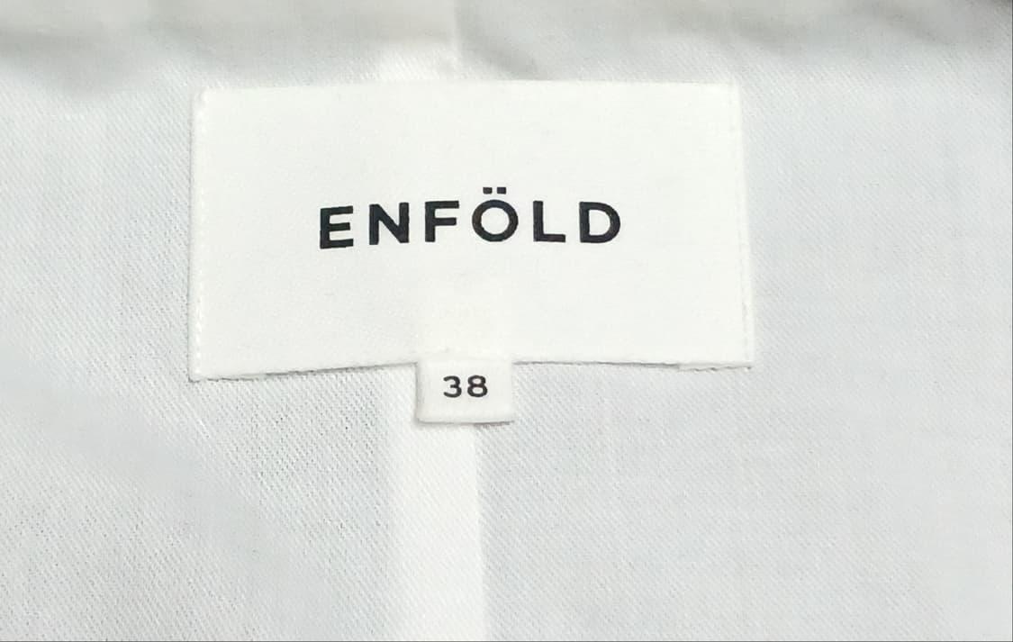 앤폴드 ENFOLD 네이비 오버핏 코트 38 상품이미지7